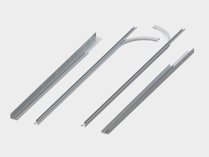 什么是電動提升門?插圖4 電動提升門軌道