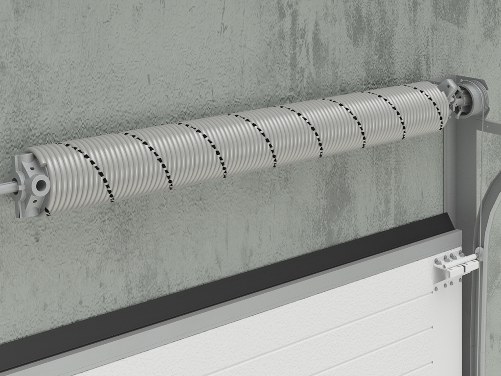 平衡扭簧及軸部分 美高電動(dòng)提升門看得見(jiàn)的好品質(zhì)插圖